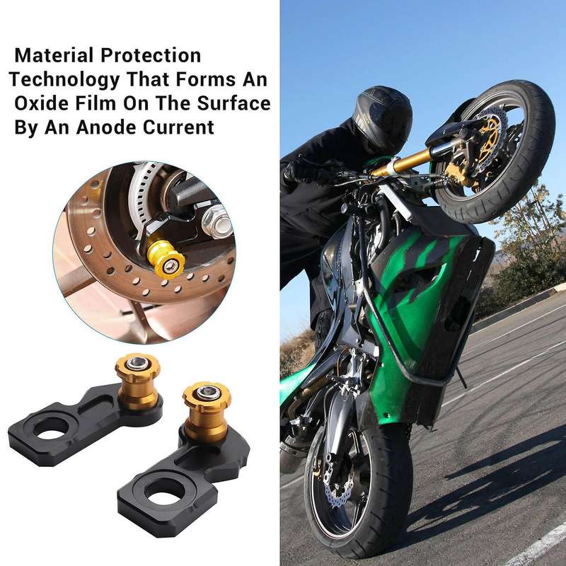 2Pcs Motorcycle Spools Slider Rear Wheel Axle Slider Swingarm Spools Stand Screws Accessories for CB