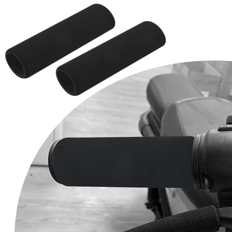 2PCS Motorcycle Slip-on Foam Anti Vibration ComCompatiblet Handlebar Grip Cover Applicable Sleeve In