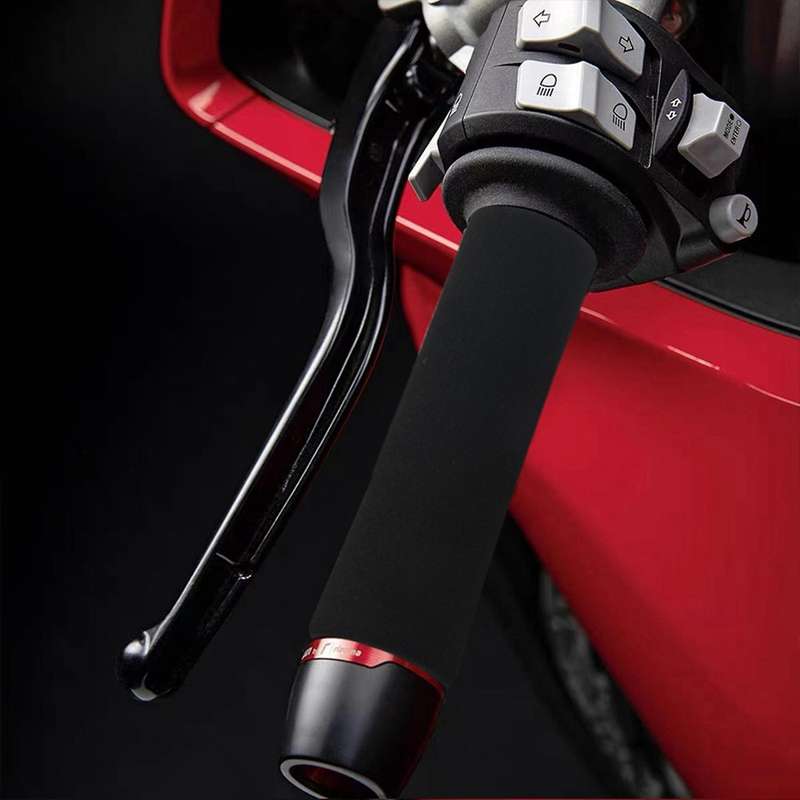 2pcs Motorcycle Slip-on Foam Anti Vibration Comfort Handlebar Grip Cover Applicable Sleeve Inner Di