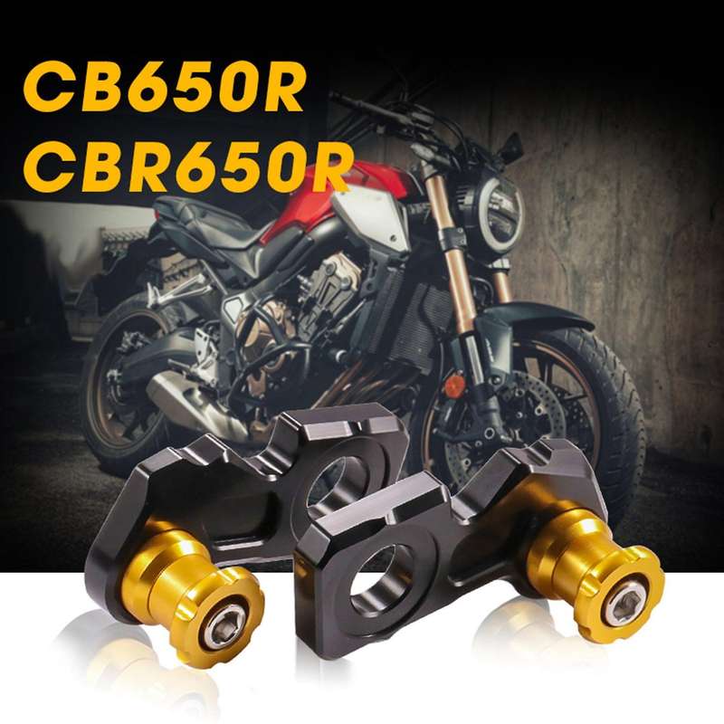 2Pcs Motorcycle Spools Slider Rear Wheel Axle Slider Swingarm Spools Stand Screws Accessories for CB