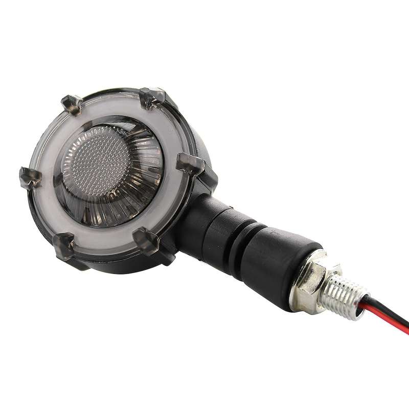 2Pcs Motorcycle Signal Light Modified Led Two-Color Streamer Turn Signal Indicator Light Daytime Run