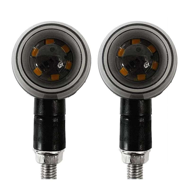 2PCS Motorcycle Turn Signals 15LED Motorcycle Blinkers Indicators for Motorbike Scooter Motorcycle A