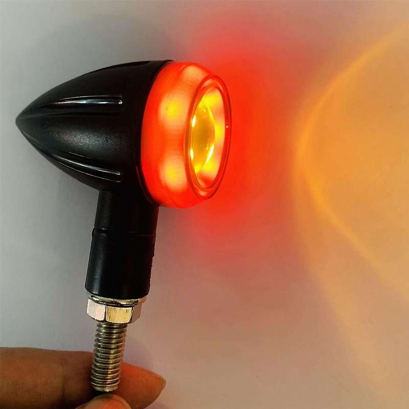 2PCS Motorcycle Turn Signals 15LED Motorcycle Blinkers Indicators for Motorbike Scooter Motorcycle A