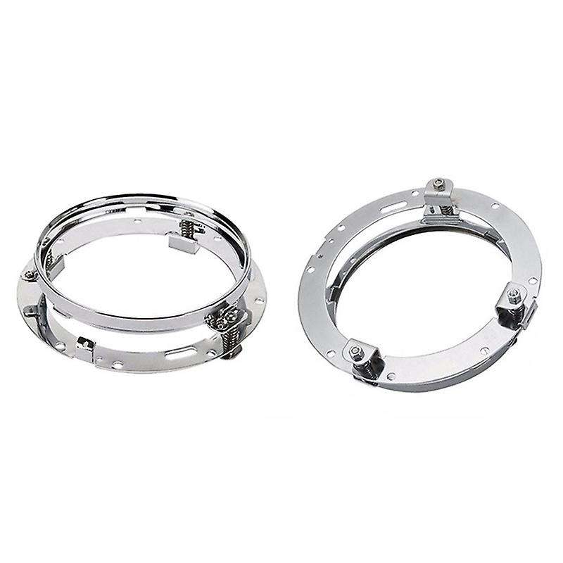 2PCs Mounting Bracket for 7Inch LED Headlight Round Ring Headlight Mount Lamp Holder Brackets for Wr