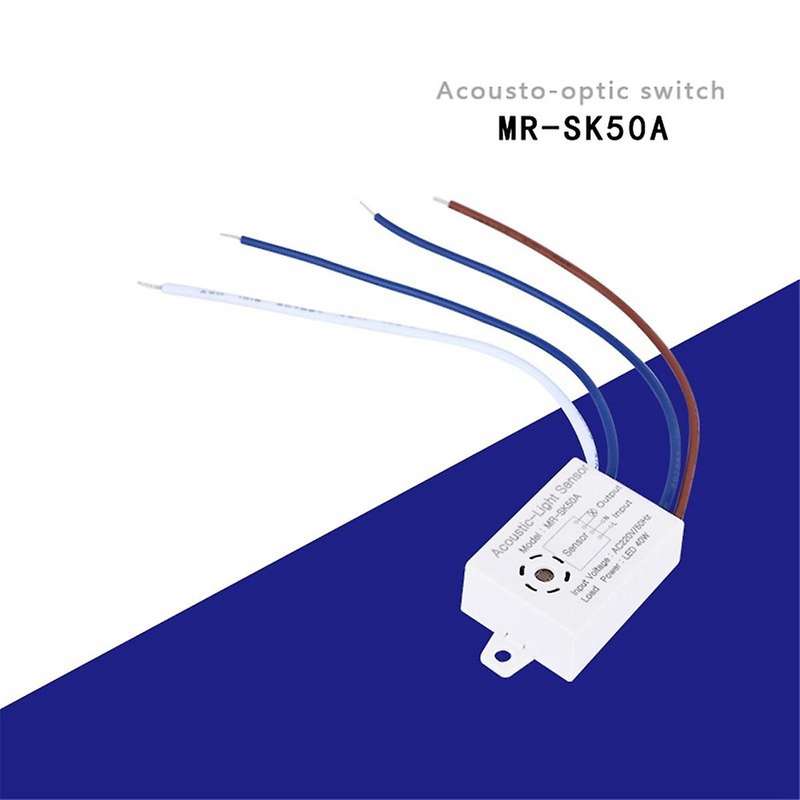 2pcs Mr-sk50a Home Improvement Smart Switch Module 220v Detector Sound Voice Sensor Intelligent Aut