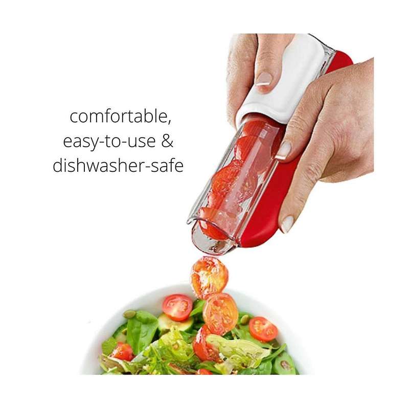 2pcs Multi-function Tomato Slicer Grape Cutter Small Fruit Cutter Grape Kitchen Accessories Cake De