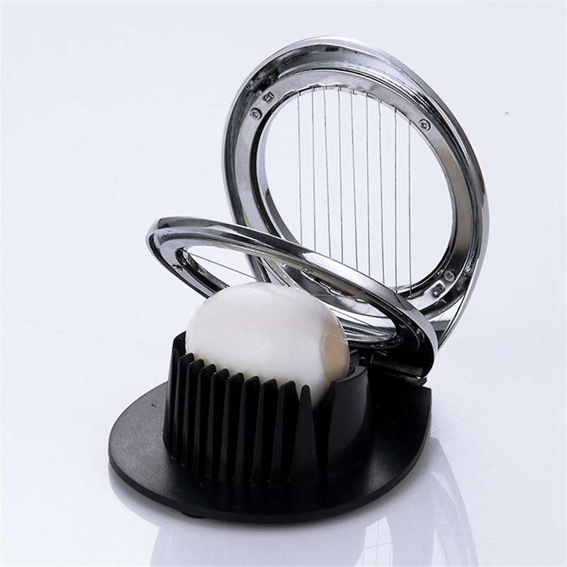 2pcs Multi Function Stainless Steel Egg Slicer for Hard Boiled Eggs Dishwasher Safe Heavy Duty Egg