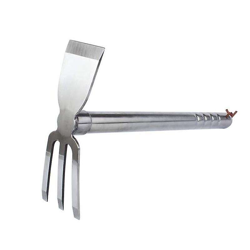 2PCS Multifunctional Combined Agricultural Tools Include a 39Cm Dual-Purpose Hoe and a 39Cm Dual-Pur