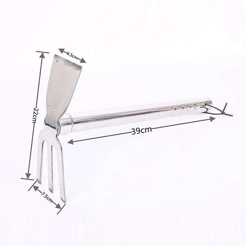 2PCS Multifunctional Combined Agricultural Tools Include a 39Cm Dual-Purpose Hoe and a 39Cm Dual-Pur