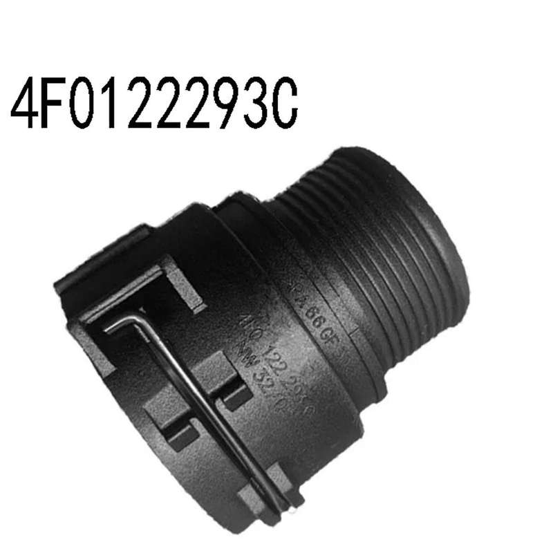 2PCS New Car Cooling Water Hose Connector Upper Pipe Radiator Adapter for 7L TDI 4F0122293C