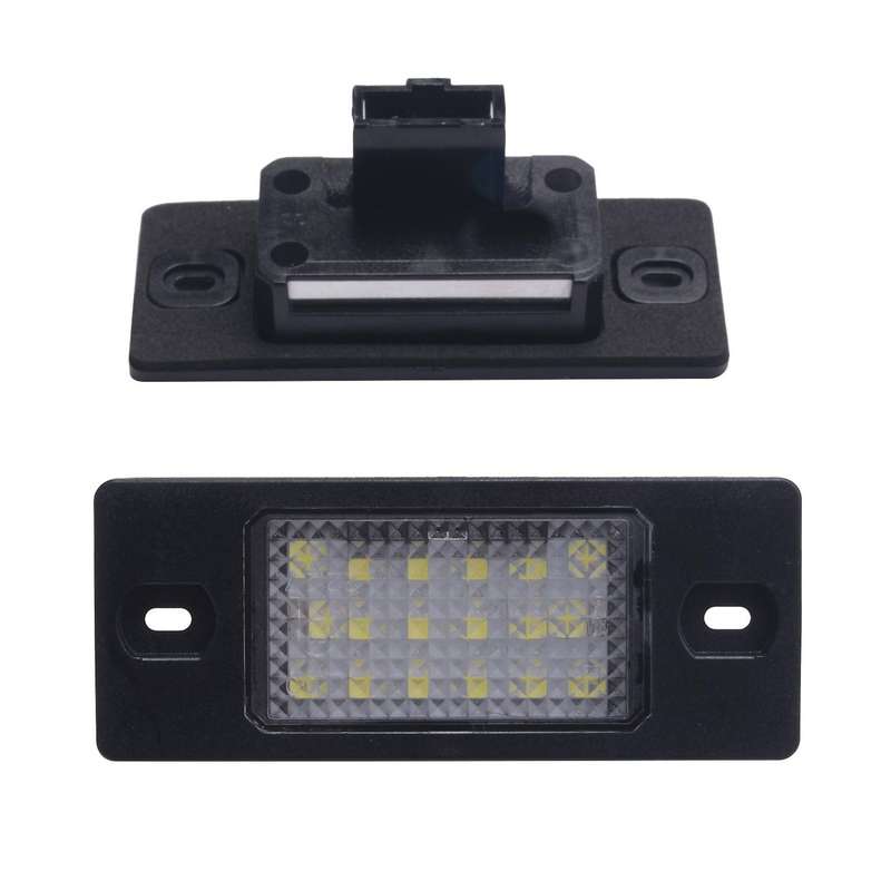 2Pcs No Error Led Number License Plate Light for Golf 5 Touring