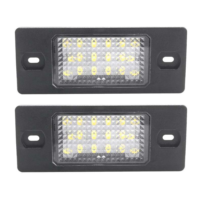 2Pcs No Error Led Number License Plate Light for Golf 5 Touring
