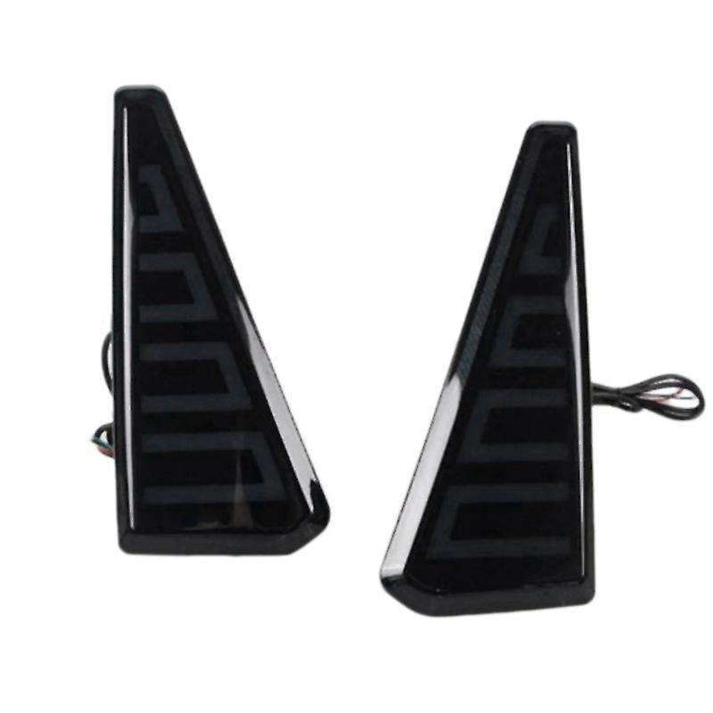 2PCS of Car LED Light Rear Bumper Brake Turn Signal Lights Night DRL for Noah Voxy 80 2016-2019 Blac