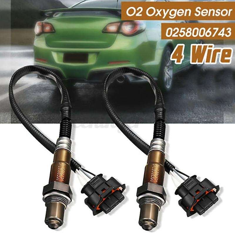 2Pcs O2 Oxygen Sensor 4 Wire for V6 3.6L VE LE0 0258006743 92210450