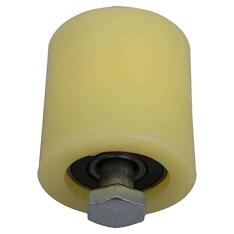 2PCS Nylon Steel Flat Roller Wheel 6201 M12 Screw Compatible Sliding Gate