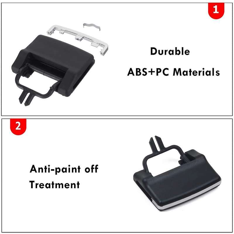 2Pcs Outlet Tab Clip Air Grille Clips for - W164 ML Class 2006-2011 X164 Class 2007-2012