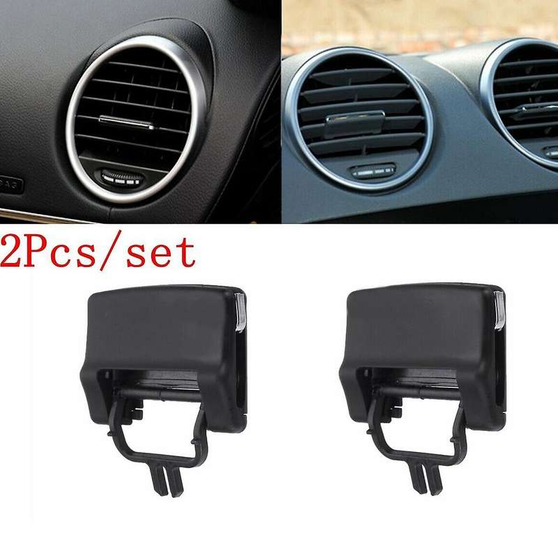 2Pcs Outlet Tab Clip Air Grille Clips for - W164 ML Class 2006-2011 X164 Class 2007-2012