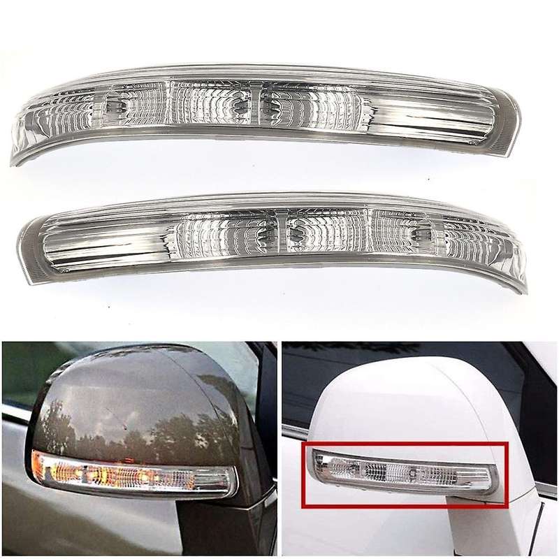 2Pcs Outside Rearview Rear View Mirror LED Turn Signal Lamp Light for Captiva Sport 2007 - 2016