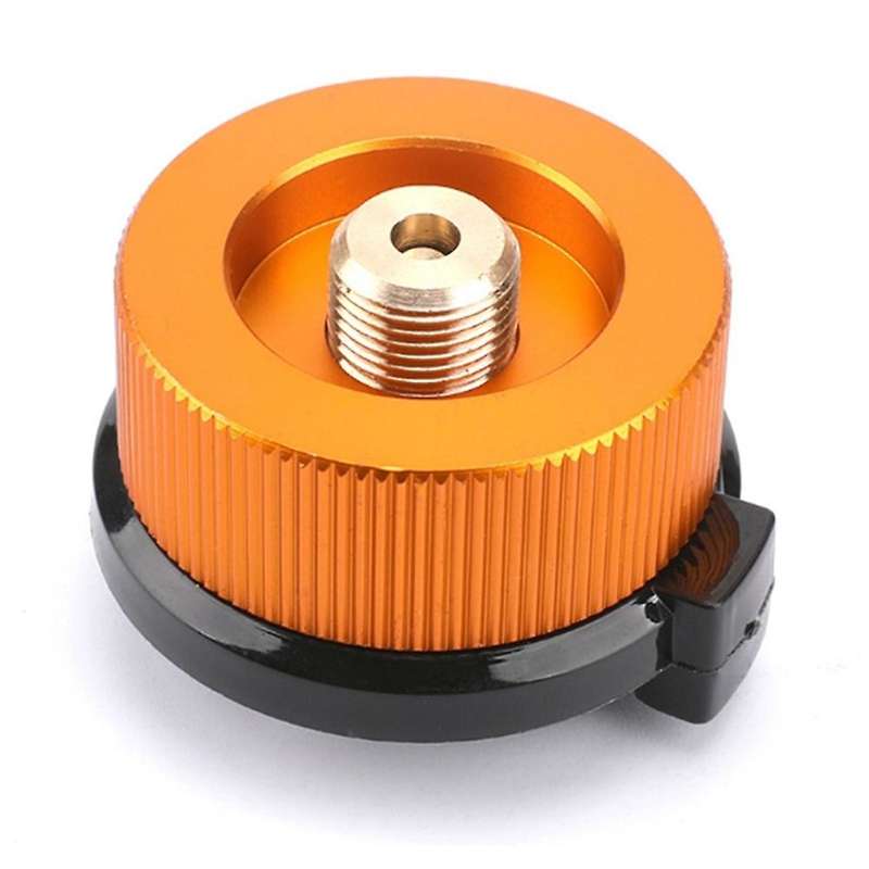 2Pcs Outdoor Camping Hiking Stove Burner Adaptor Split Type Furnace Converter Connector Gas Tank Cyl