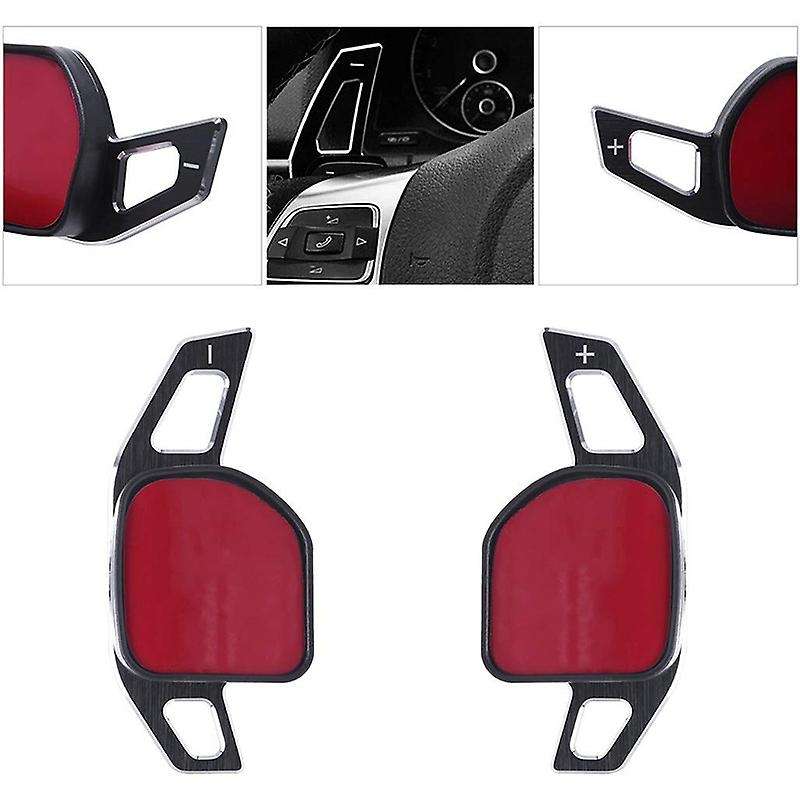 2Pcs Paddles Extension Steering Wheel Direct Shift Paddle Extension Aluminum Alloy Shifter Extension