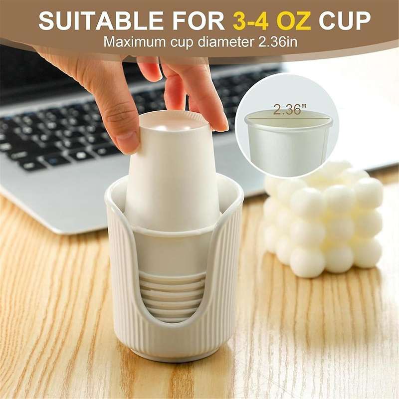 2pcs Paper Cup Holder, Disposable Cup Holder, Desktop Cup Holder, Multifunctional Cup Storage Rack