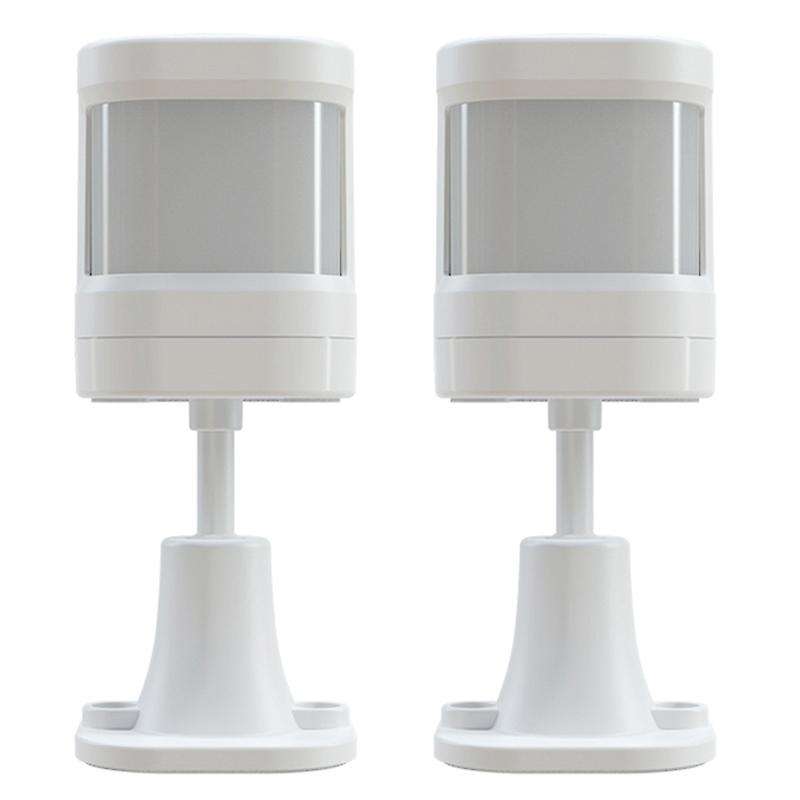 2Pcs P20 433MHz Wireless Anti-Pet Infrared Detector Indoor PIR Motion Detector for WIFI GSM Home Sec