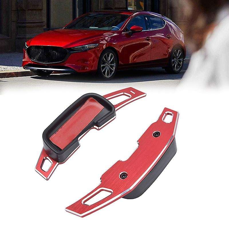 2Pcs Paddles Extension Steering Wheel Direct Shift Paddle Extension Aluminum Alloy Shifter Extension
