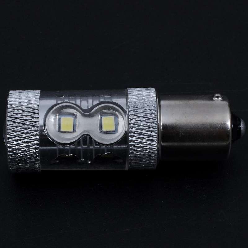 2Pcs P21W Ba15S 1156 50W Led Car Turn Signal Tail Light Backup Light Bulb Car Shape