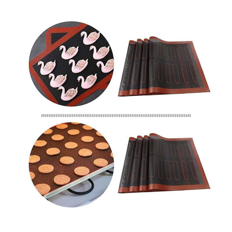 2pcs Perforated Silicone Baking Mat Non-stick Baking Oven Sheet for Cookie /bread/ Macaroon/