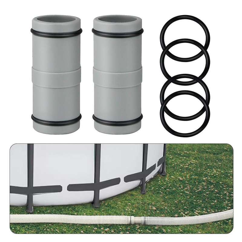 2pcs Pool Hose Connector Swimming Pool Filter Pump Pipe Straight Joint Pool Accessory 1.25 Inch Pip
