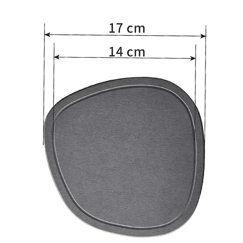 2PCS Plant Saucer, Quick Drying Plant Tray ,Diatomaceous Earth Plant Water Catcher Tray for Indoors