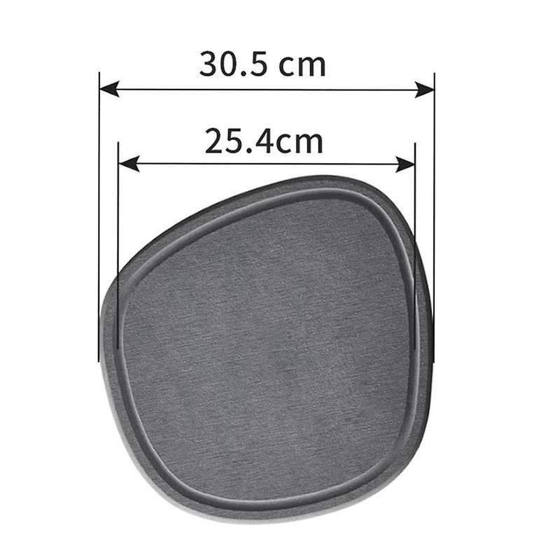 2PCS Plant Saucer, Quick Drying Plant Tray ,Diatomaceous Earth Plant Water Catcher Tray for Indoors