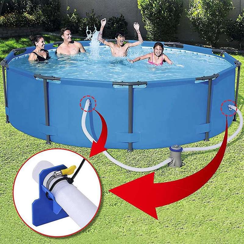 2pcs Pool Hose Holders with Stainless Steel ,above Ground Pool Accessories for Pipes Sagging Preven