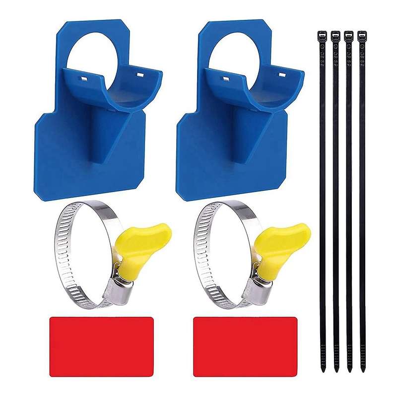 2pcs Pool Hose Holders with Stainless Steel ,above Ground Pool Accessories for Pipes Sagging Preven