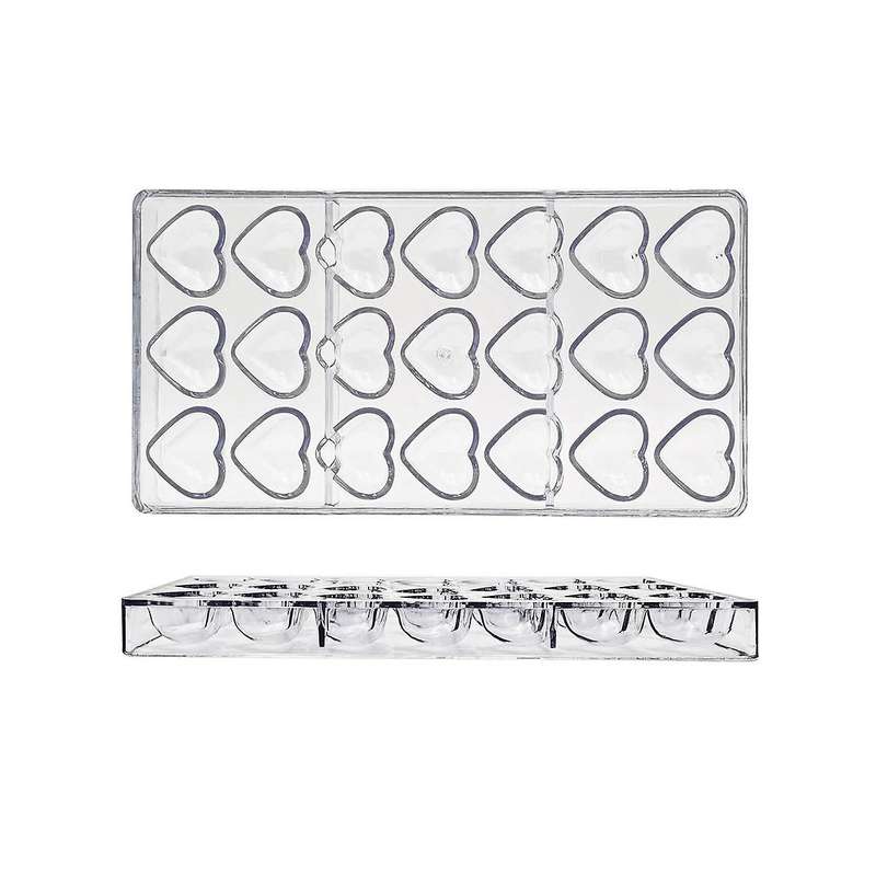 2pcs Polycarbonate Chocolates Mould Professional Molds for Candy Bar Mold Confectionery Easter Baki