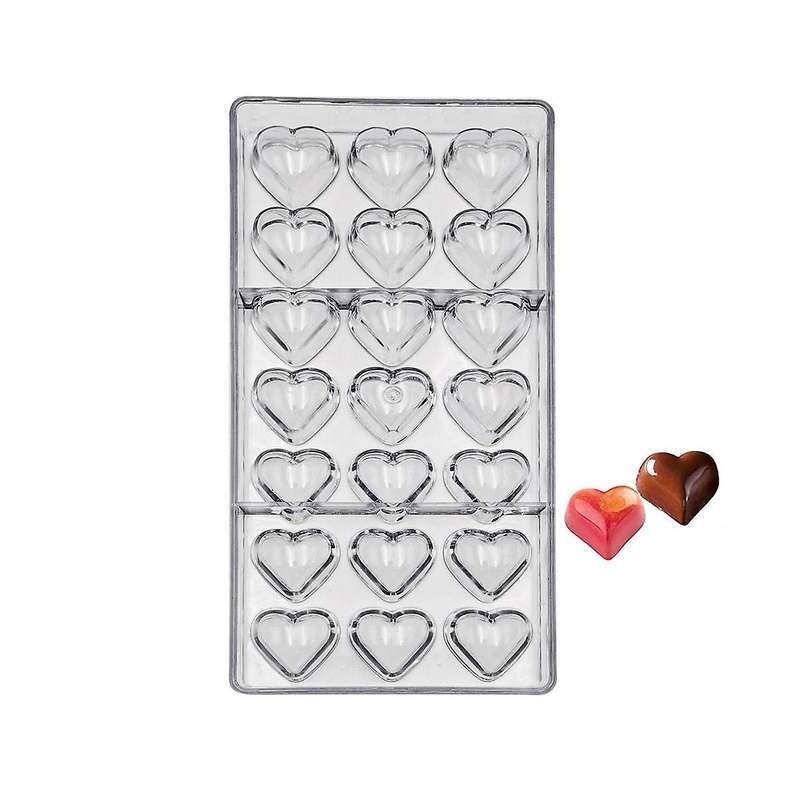2pcs Polycarbonate Chocolates Mould Professional Molds for Candy Bar Mold Confectionery Easter Baki