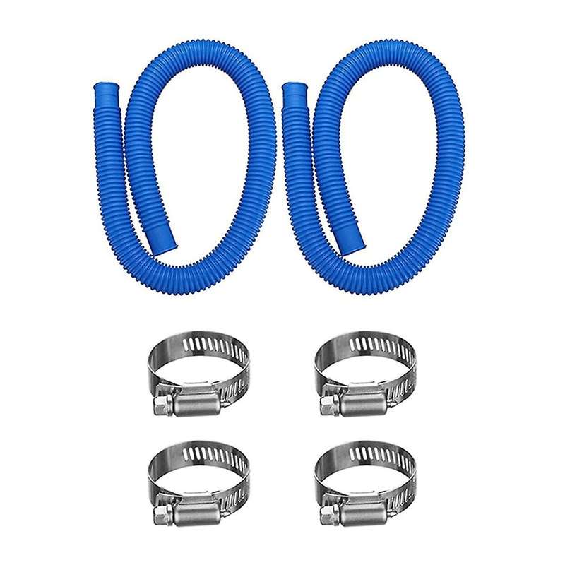 2pcs Pool Pump Replacement Hoses for Above Groud Pools - Pool Hoses for Pool Filter Pump 607, 637 wi