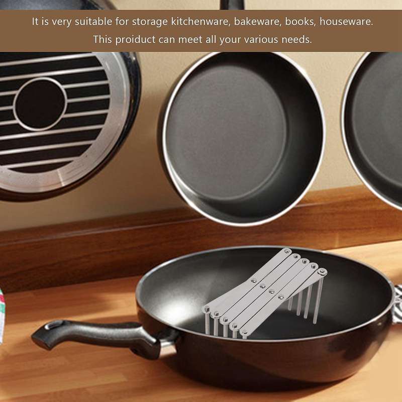 2pcs Pot Lid Organizers, Dish Rack to Houseware, Plate Rack While Cooking, Kitchen Cabinet Pantry