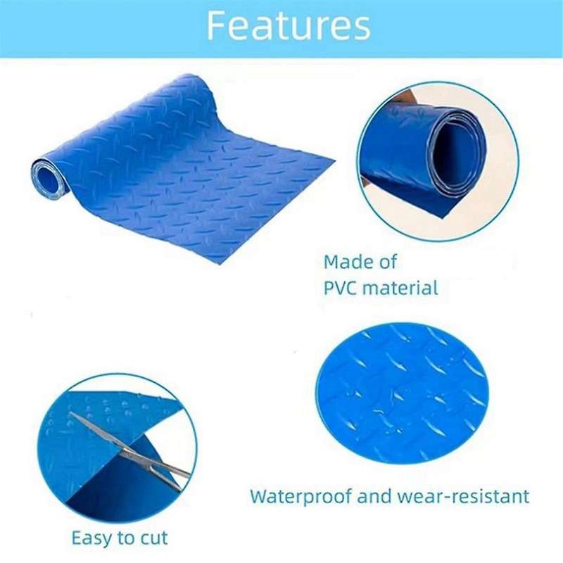 2Pcs PVC Swimming Pool Ladder Step Mat 24 X 9In Non-Slip Step Mat for Pool Step Prevent Slipping
