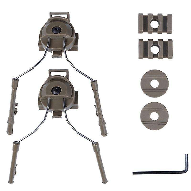 2Pcs Rail Adapters Suspension Supports for Tactical Headset Rail Adapter Set Arc Rail Adapter Headse
