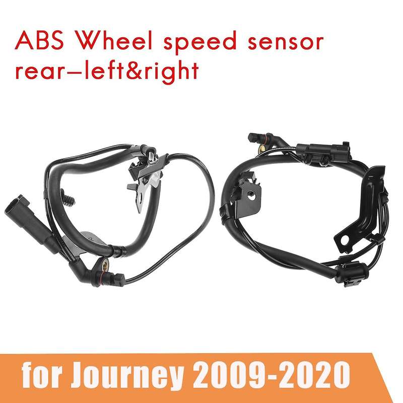 2Pcs Rear / Left & Right ABS Wheel Speed Sensor for Journey 2009-2020 4743869AC / 4743874AC