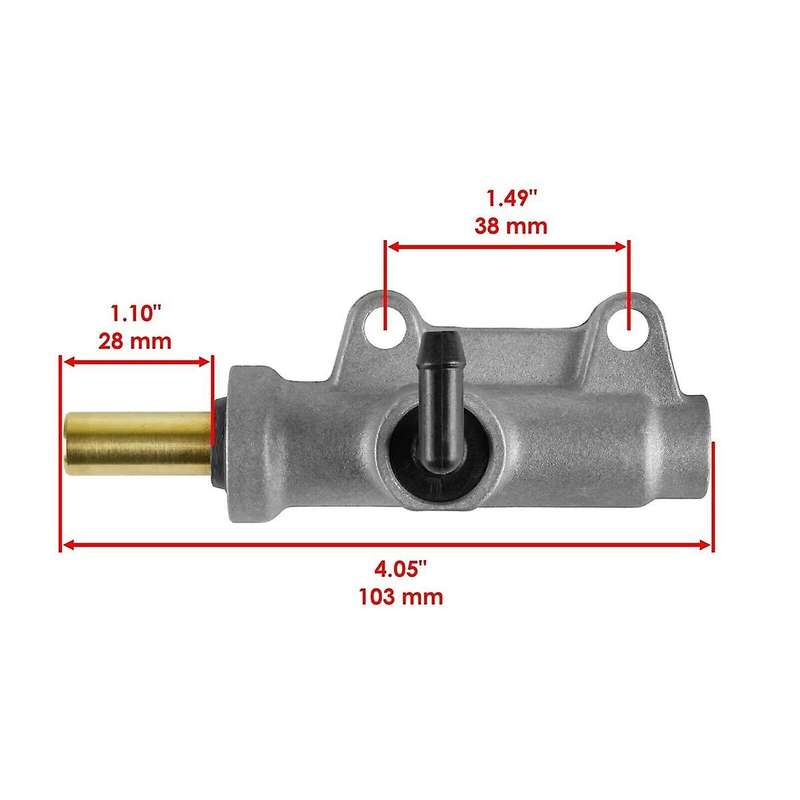 2pcs Rear Brake Master Cylinder 1910791,1911113,1910790,1910301 for Magnum 325 330 500 Scrambler 400