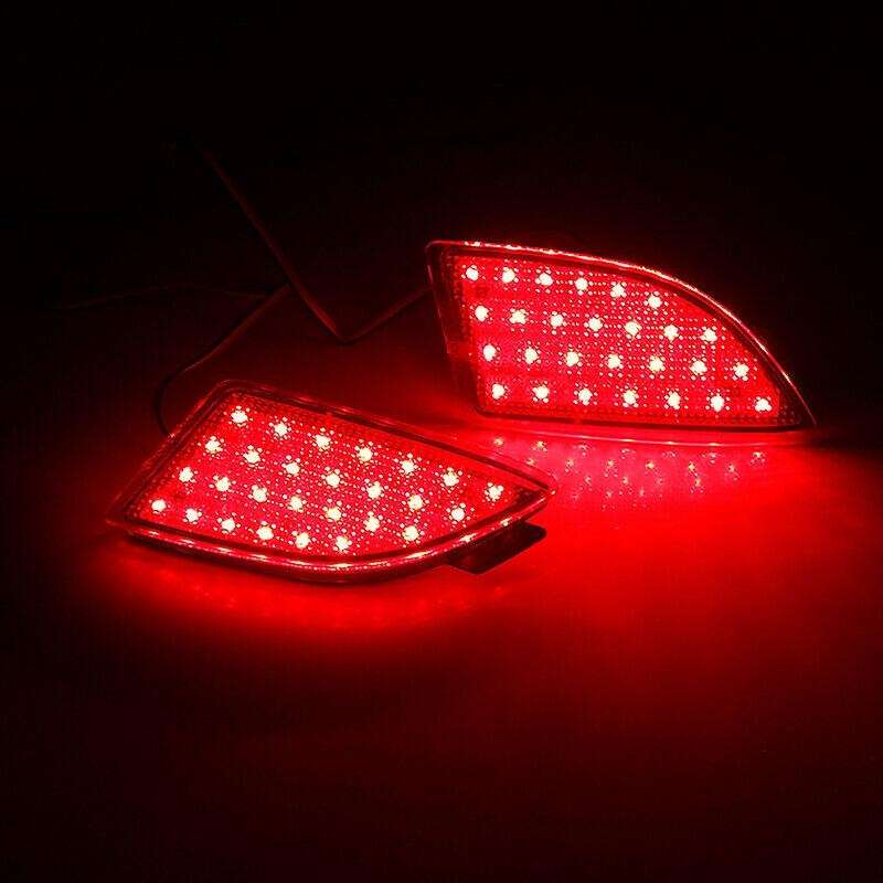 2Pcs Rear Bumper Reflector Brake Light for 3 Axela Hatchback