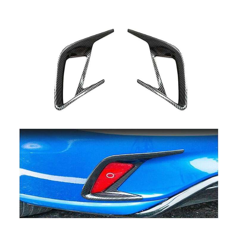 2pcs Rear Fog Light Lamp Frame Cover Trim for Focus Mk4 Sedan 2019-2020