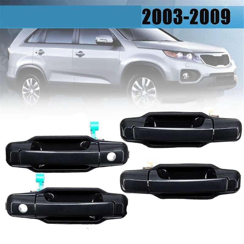 2pcs Rear Left+rear Right Exterior Door Handle for Sorento 2003-2009 826503e021/826603e021/836503e0