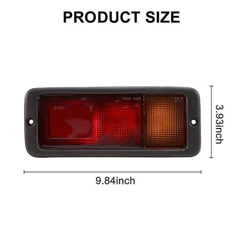 2Pcs Rear Tail Light Bumper Compatible Mitsubishi Shogun Pajero 1992-1999