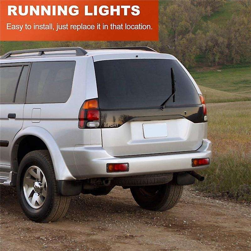 2Pcs Rear Tail Light Bumper Compatible Mitsubishi Shogun Pajero 1992-1999