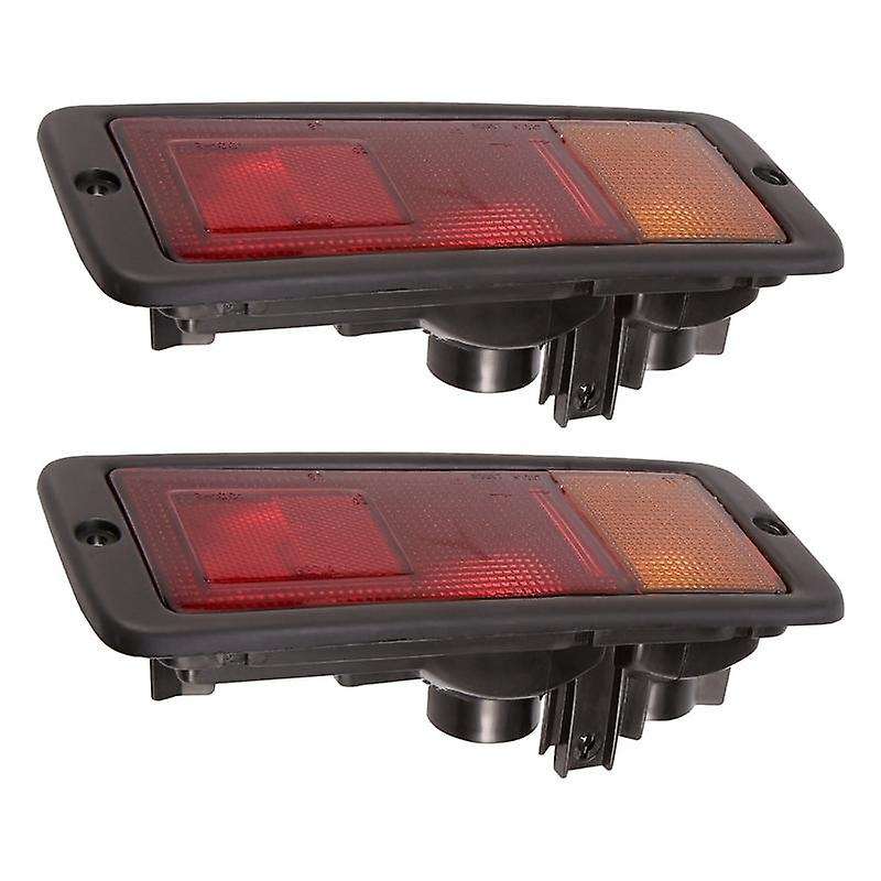 2Pcs Rear Tail Light Bumper Compatible Mitsubishi Shogun Pajero 1992-1999