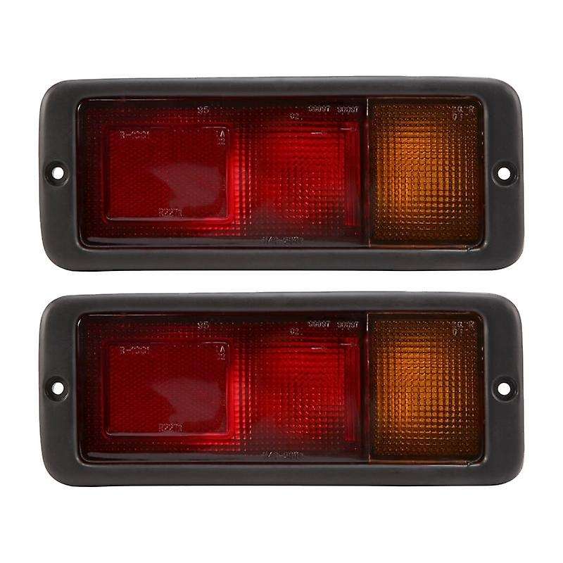 2Pcs Rear Tail Light Bumper Compatible Mitsubishi Shogun Pajero 1992-1999