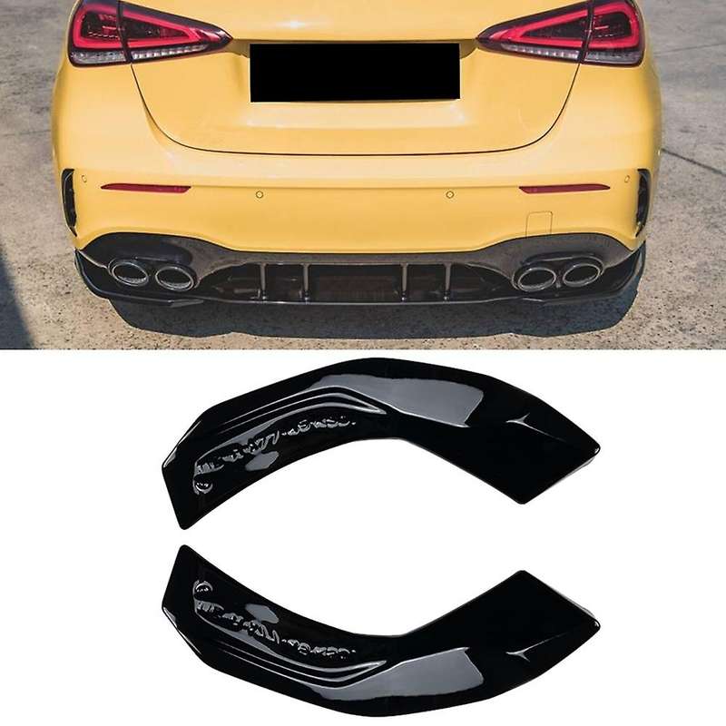 2Pcs Rear Side Splitters for Hatchback W177 A35 A45 2019+ Rear Bumper Lip Diffuser Splitter Spoiler